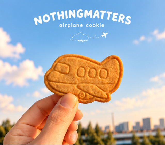 NOTHINGMATTERS 비행기 버터쿠키