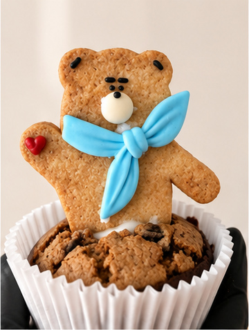 스카이 블루 스카프 COOKIE CREW