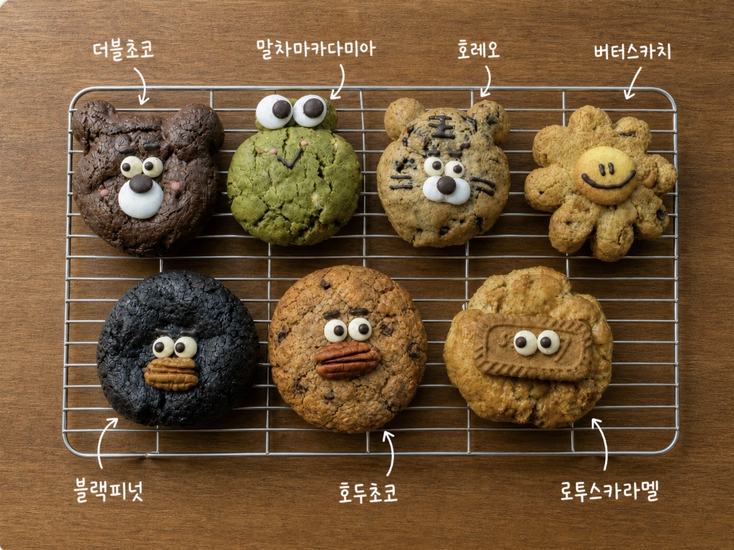 마곡 인근 공항동에서 준비하는 낫띵메터스 쿠키 라인업