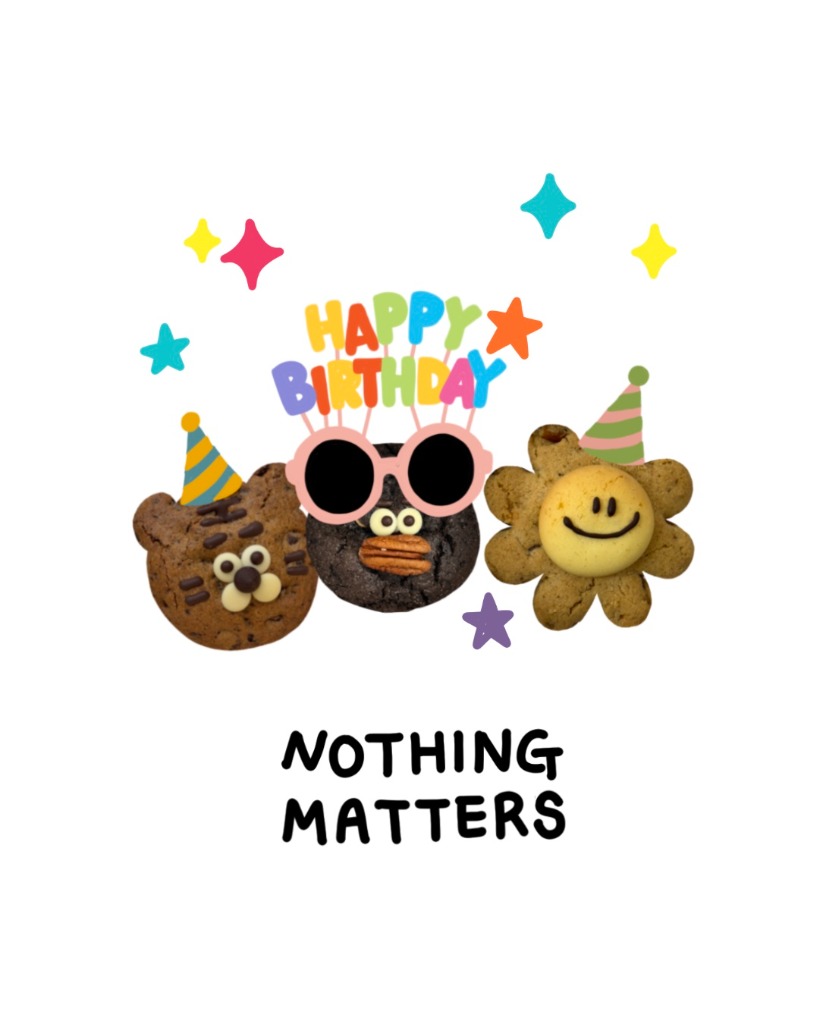 생일 선물용 수제쿠키 패키지