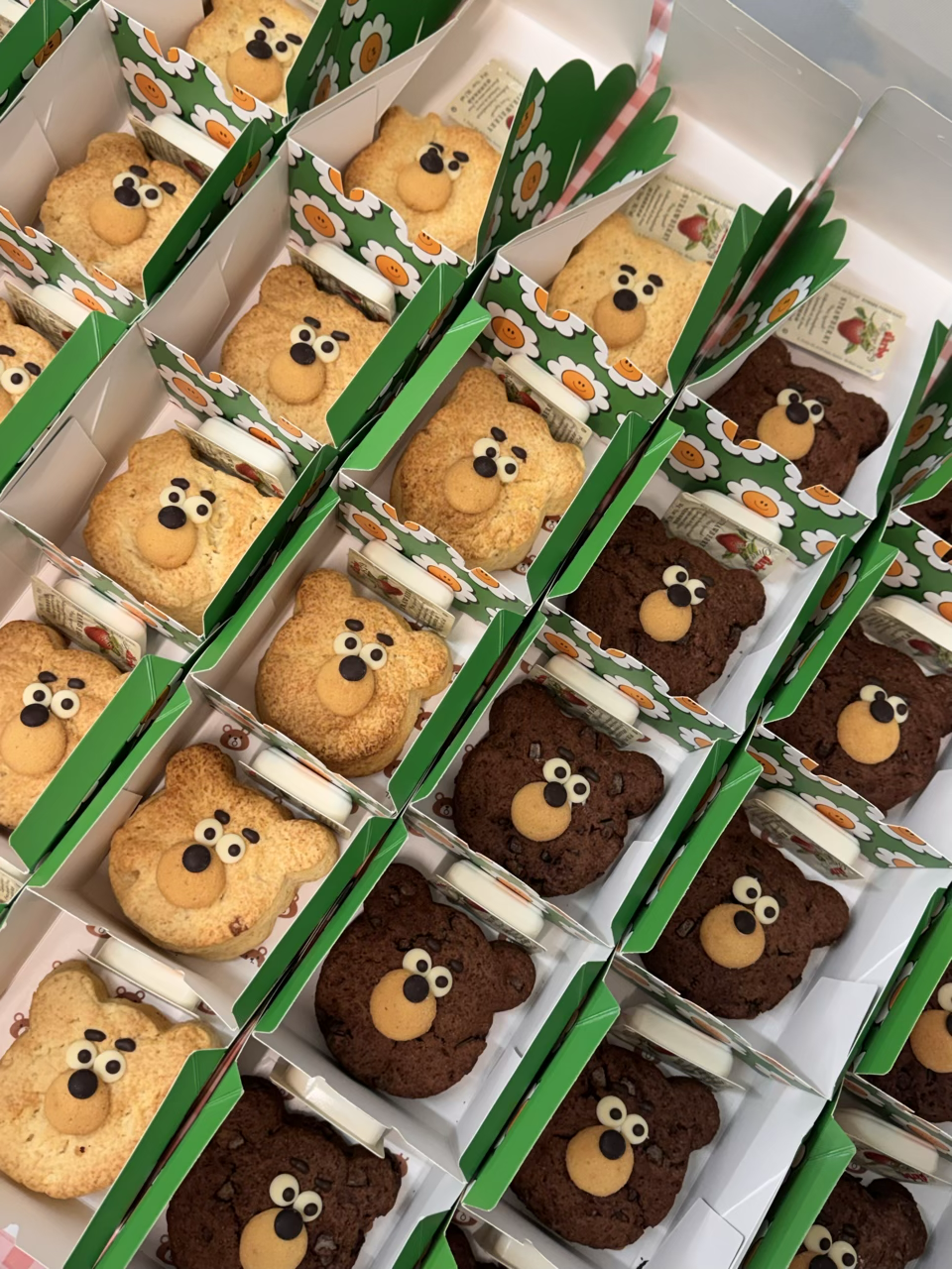 곰돌이 스콘 실물 컷 2