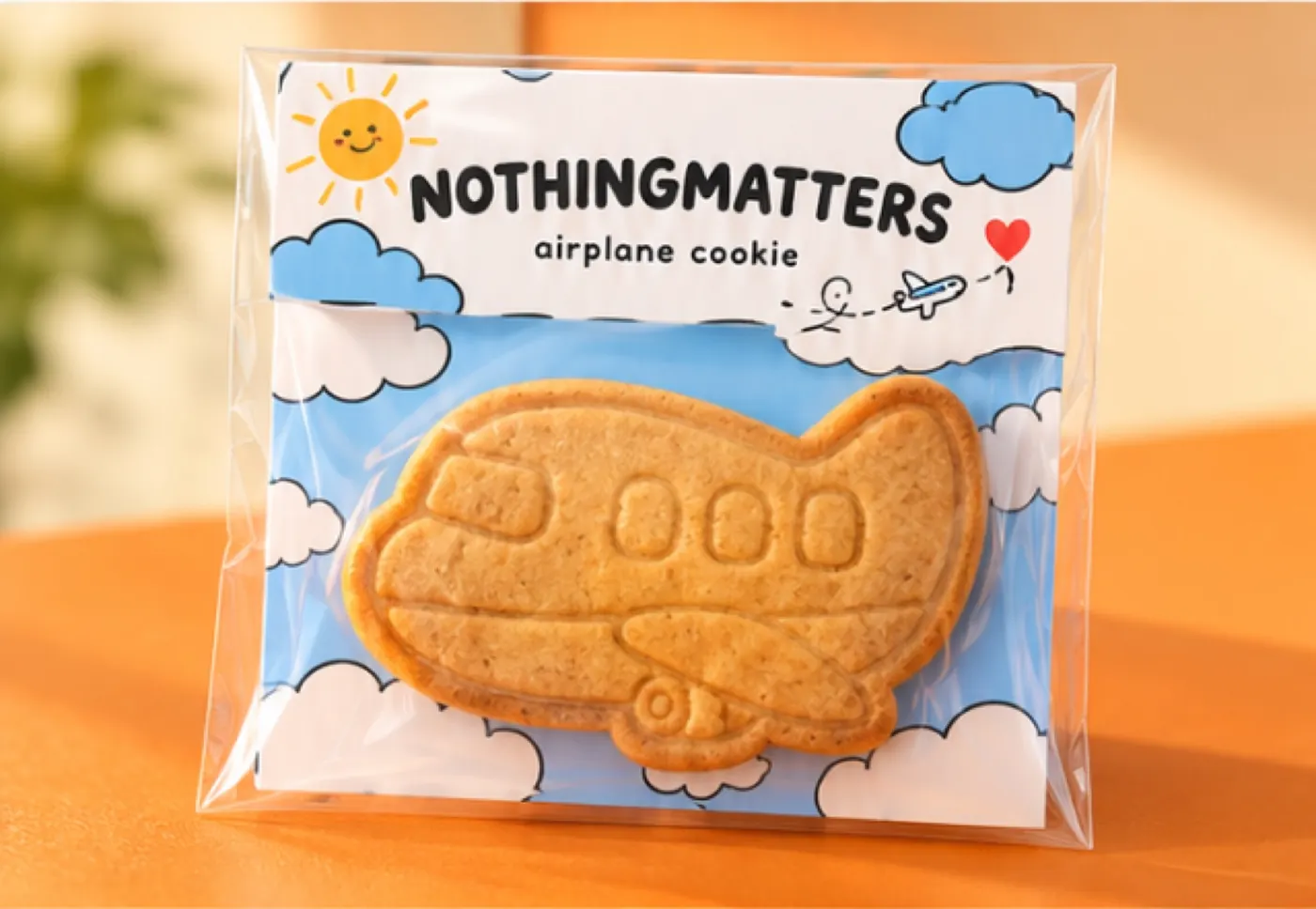 NOTHINGMATTERS 비행기 쿠키 단품 패키지